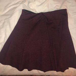 Maroon skirt